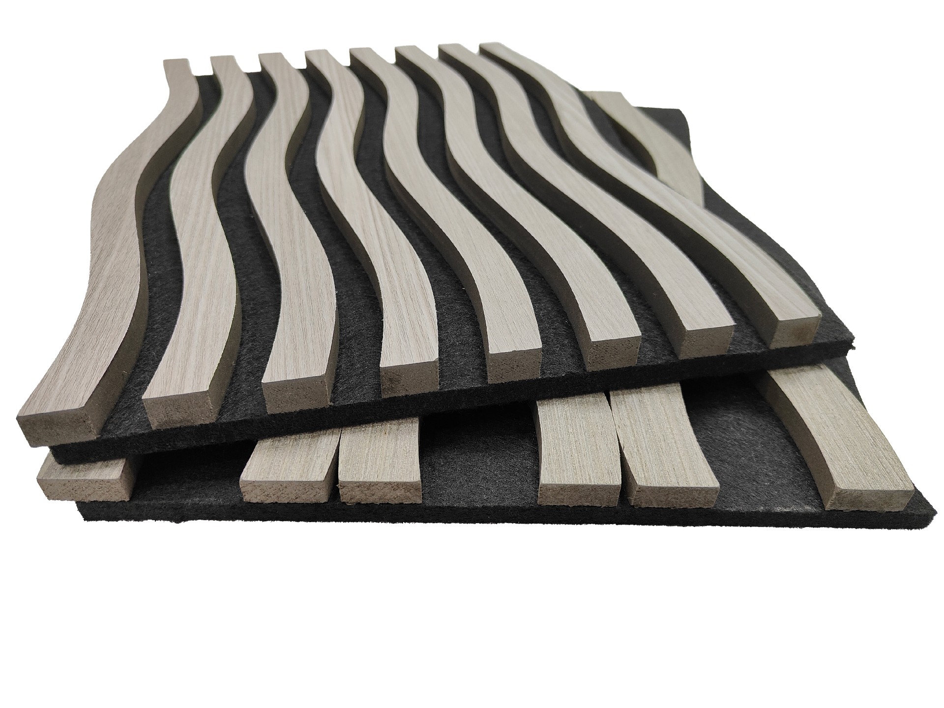 Modern Home and Office KTV Polyester Grille New Curved Sound-Absorbing Panel for Hotel and Studio Acoustic Panels