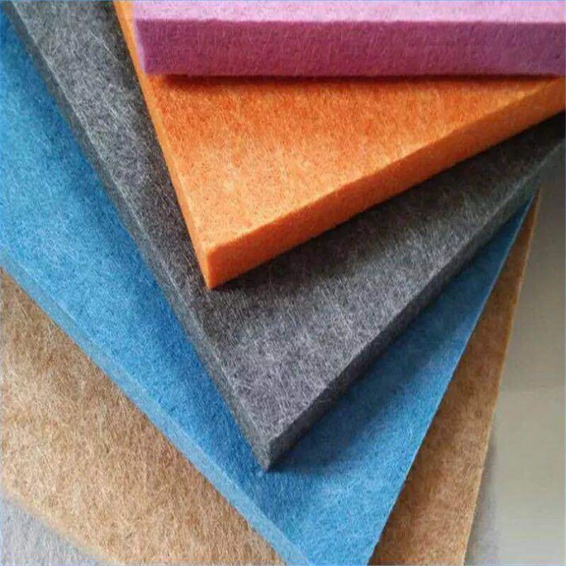 Modern Design Acoustic Panels for Recording Studio Felt Wall Pasted Soundproof Board for Hotels Schools Apartments-Wholesale