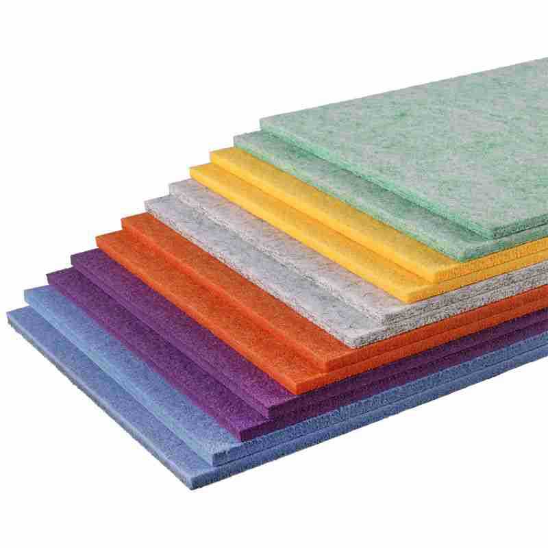 Polyester fiber felt soundproof board kindergarten piano room interior decoration flame retardant sound-absorbing board