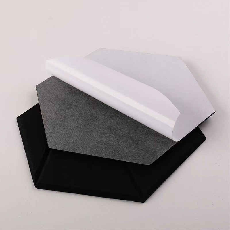 Interior Decoration Polyester Fiber Sound Absorption Board Theater Library Recording Studio Hexagonal Sound Absorption Board