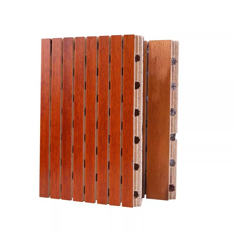 Perforated Wooden Sound Absorbing Board Meeting Room Wall Ceiling School Recording Studio Soundproofing Board